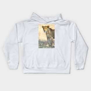 African Lion, Serengeti, Tanzania Kids Hoodie